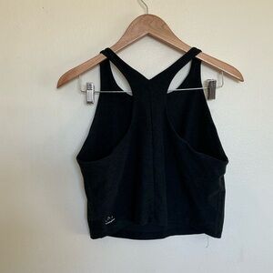 Beyond Yoga Charcoal black heathered Racerback Tank size xl